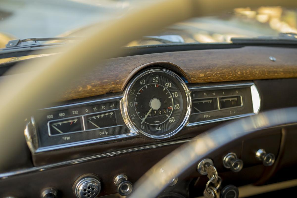 old car odometer