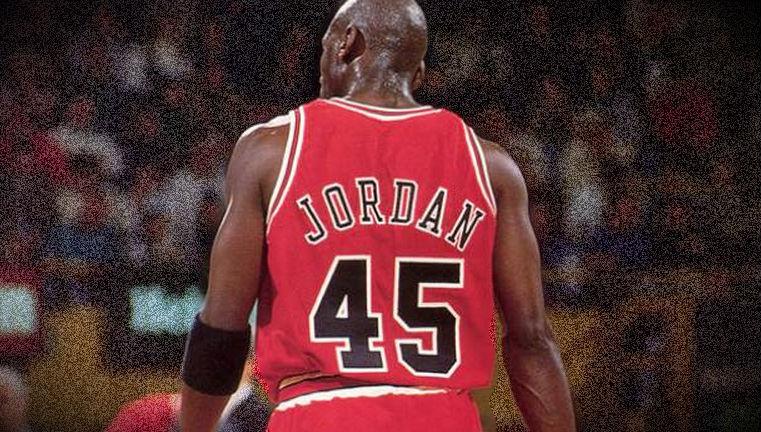 When Michael Jordan Wore 45